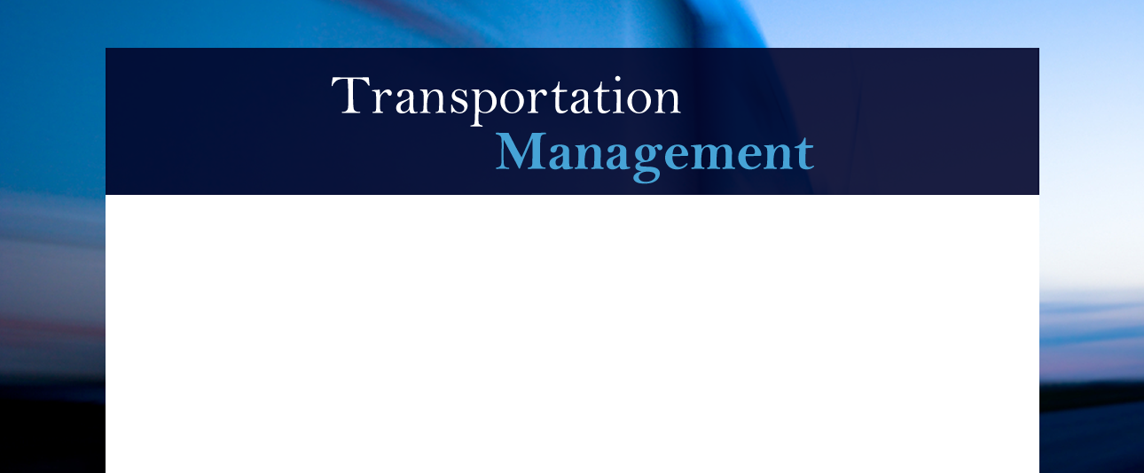 Transportation Management