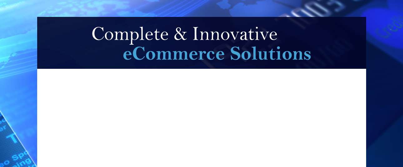 e-commerce solutions